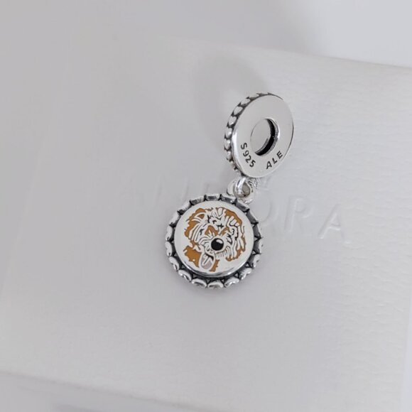 Pandora Doodle Love Dangle Charm Goldendoodle Pet Charm Doggy Pendant S925 ALE - Picture 5 of 7